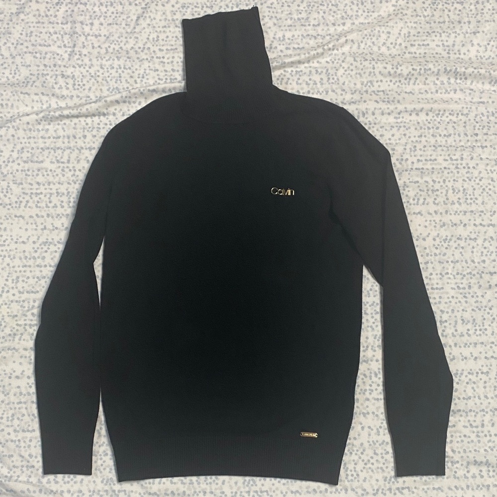 Calvin Klein women’s Black Turtleneck Sweater